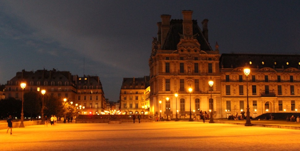 Paris – Place du Carrousel im goldenen Licht