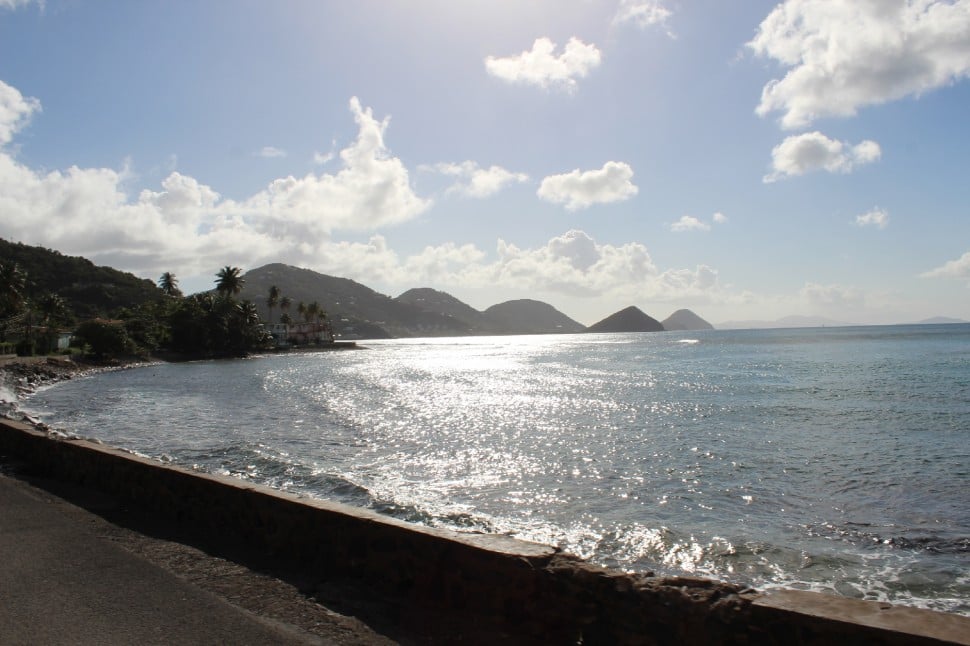 Küstenstrasse in Tortola