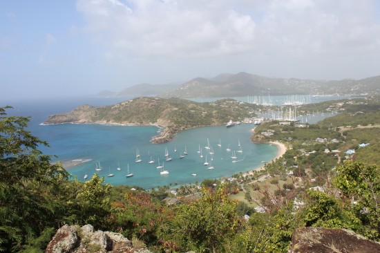 Panoramablick über den English Harbour