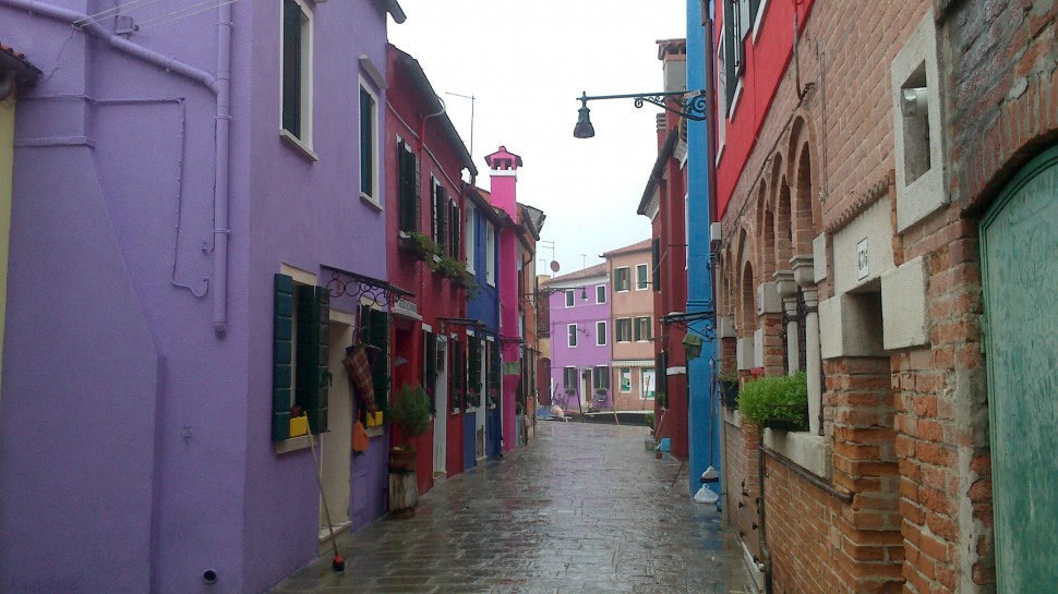 Farbige Häuser in Burano