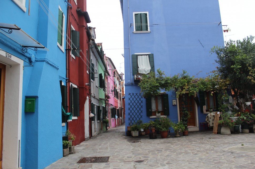 Strasse in Burano