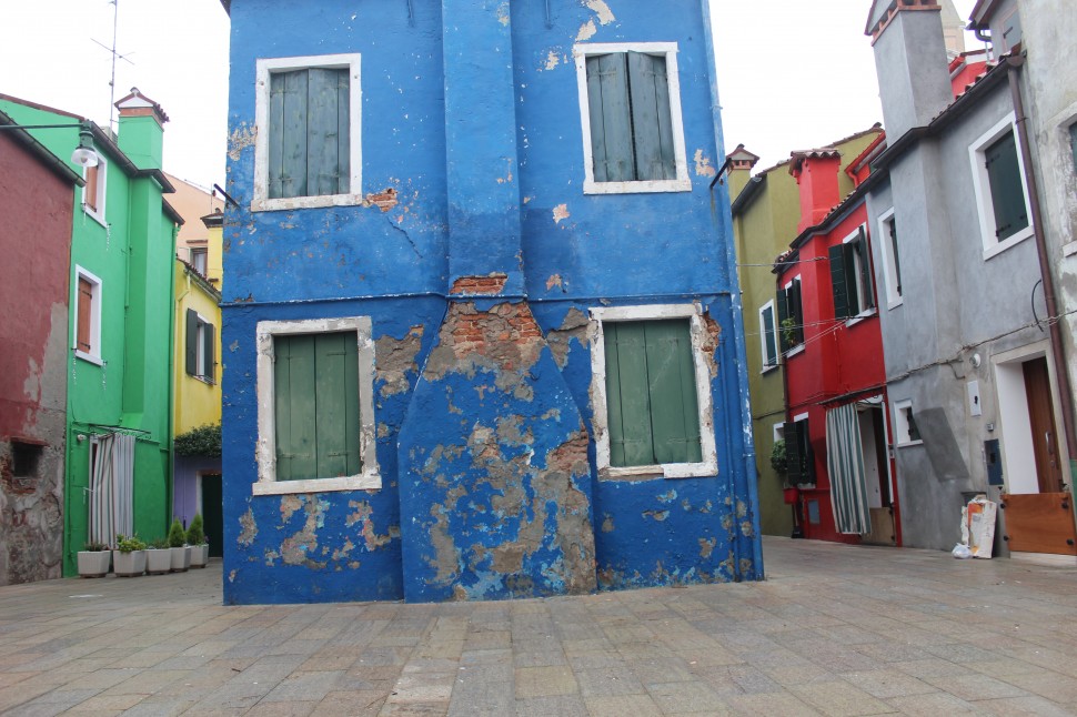 Blaues Haus in Burano