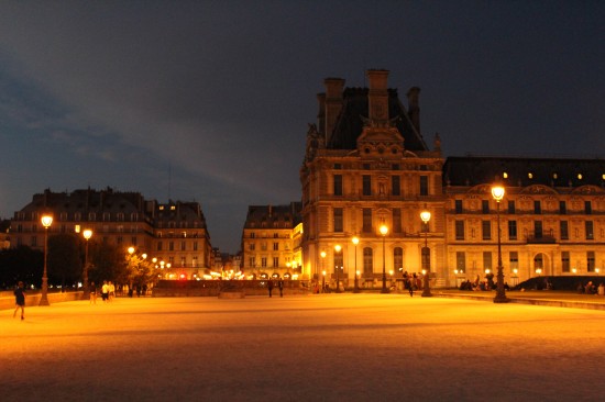 Place du Carrousel im goldenen Licht