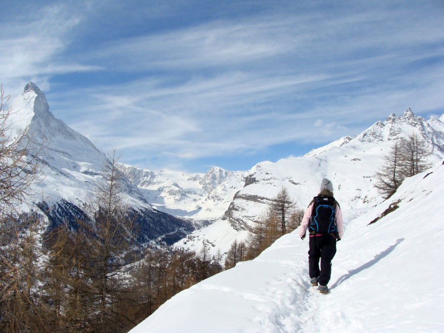 Zermatt – Winterwandern mit Aussicht