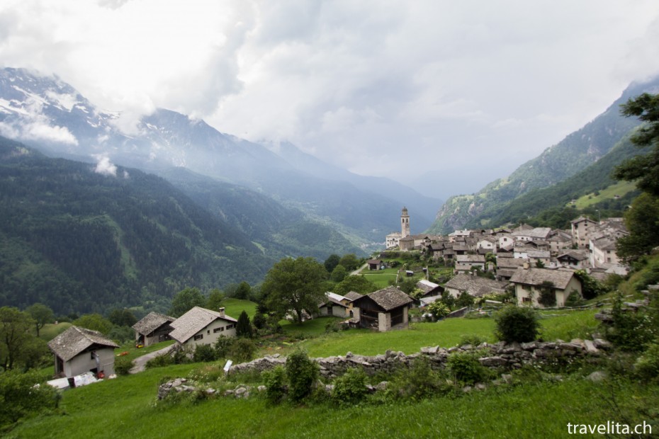 Blick auf Soglio