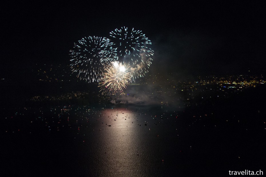 Feuerwerk Spiez - Goldregen