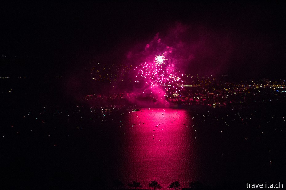 Feuerwerk Spiez - Rosa