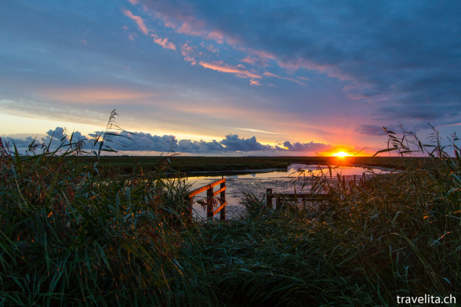 Hallig Langeneß – Sonnenuntergangs-Kitsch vom Feinsten