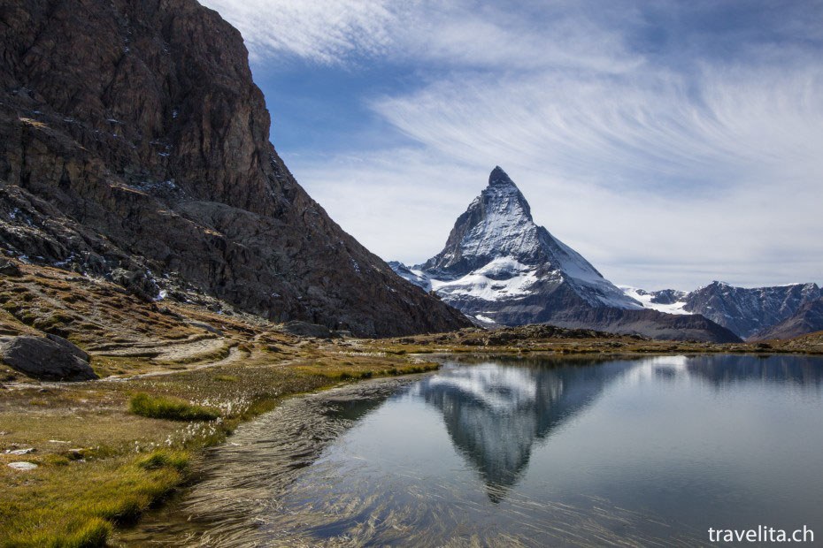 Riffelsee und das Matterhorn in Zermatt