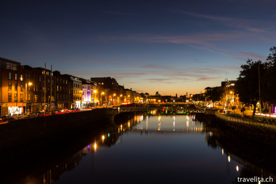 Reiseschnappschuss – Dublin by night