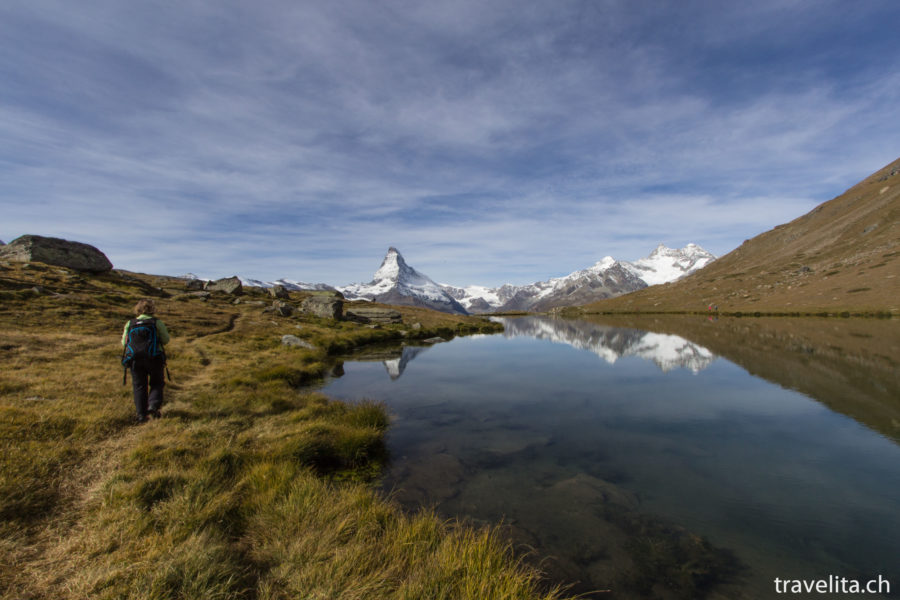 Drei Seen Wanderung und das Matterhorn in Zermatt