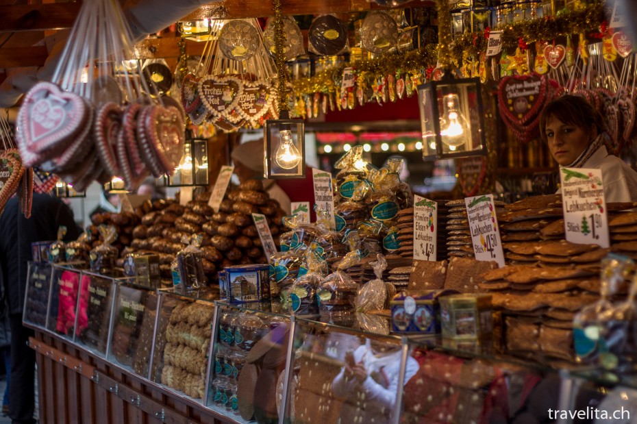 Lebkuchen am Christkindlesmarkt in Nürnberg