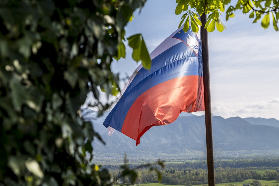 Slowenische Flagge