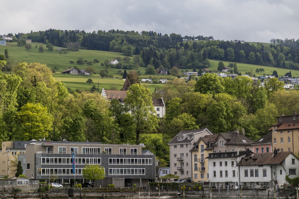 Schlosshotel Wartegg vom Hafen