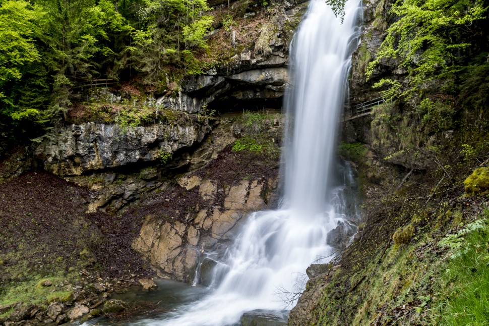 Giessbachfall aus der Nähe