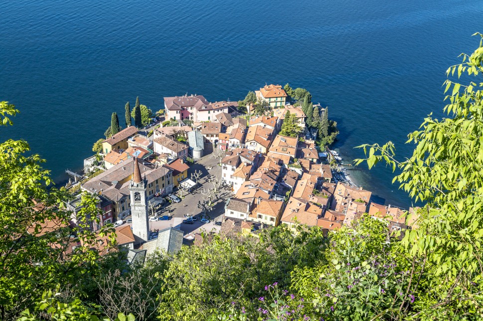 Comersee Castelo di Vezio Aussicht