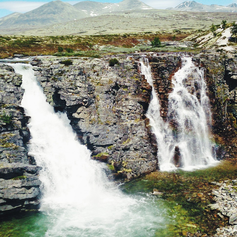 Rondane-Wasserfall