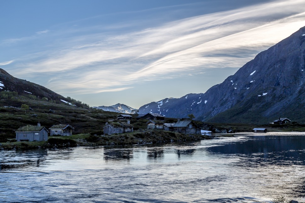 Gjendesheim Sonnenuntergang Aussicht