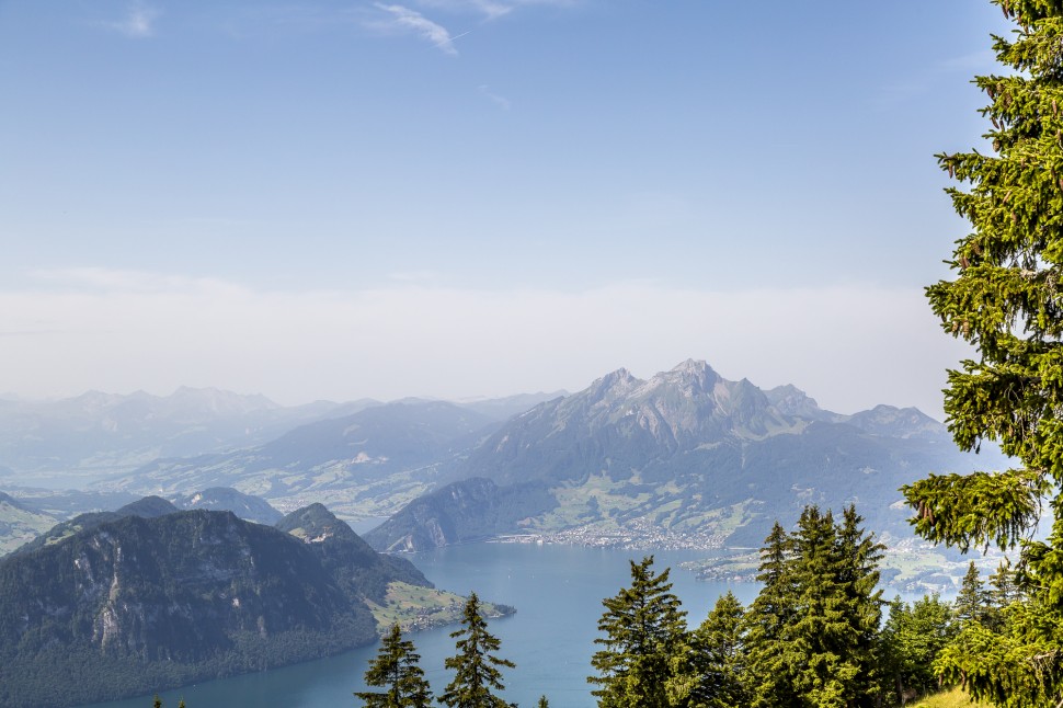 Rigi-Felsenweg-Aussicht