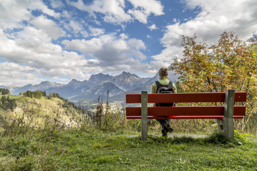 Wanderung zwischen Ftan und Guarda