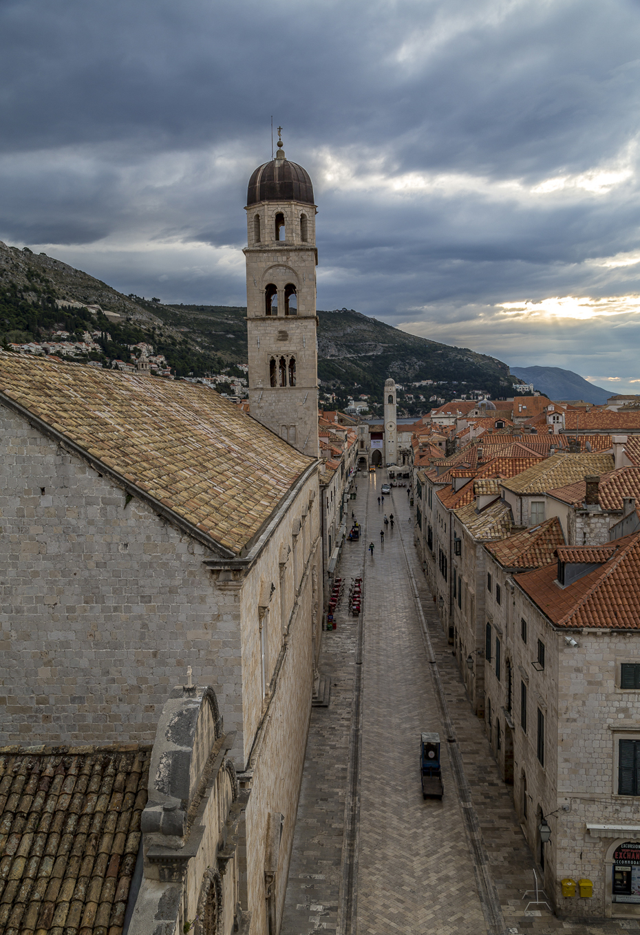 Dubrovnik-Stradun-Stadtmauer