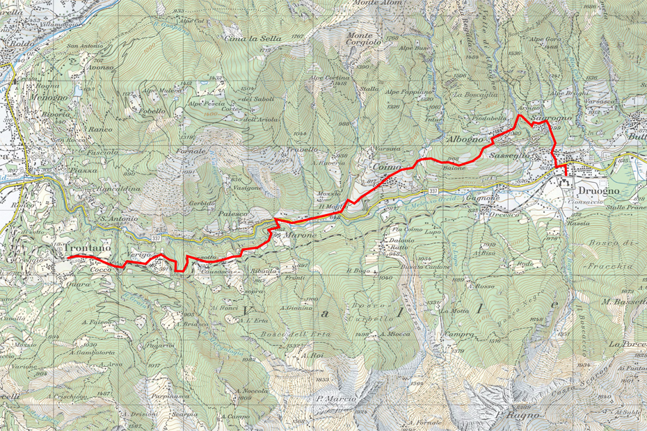 Val Vigezoo Wandern in der Nähe von Domodossola