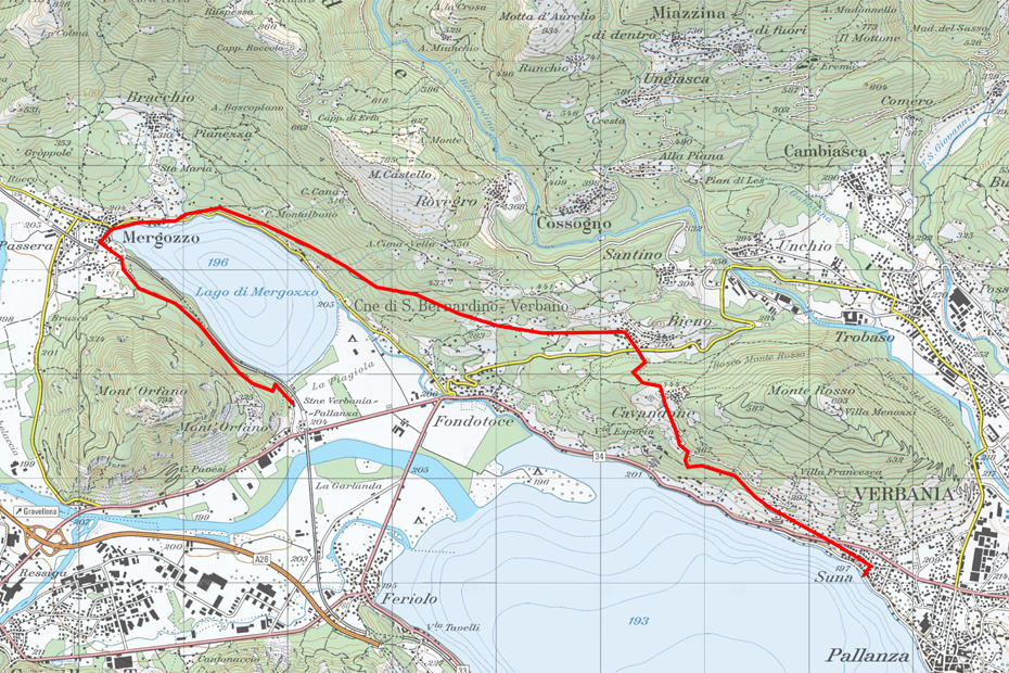 Wanderkarte-Suna-Verbania