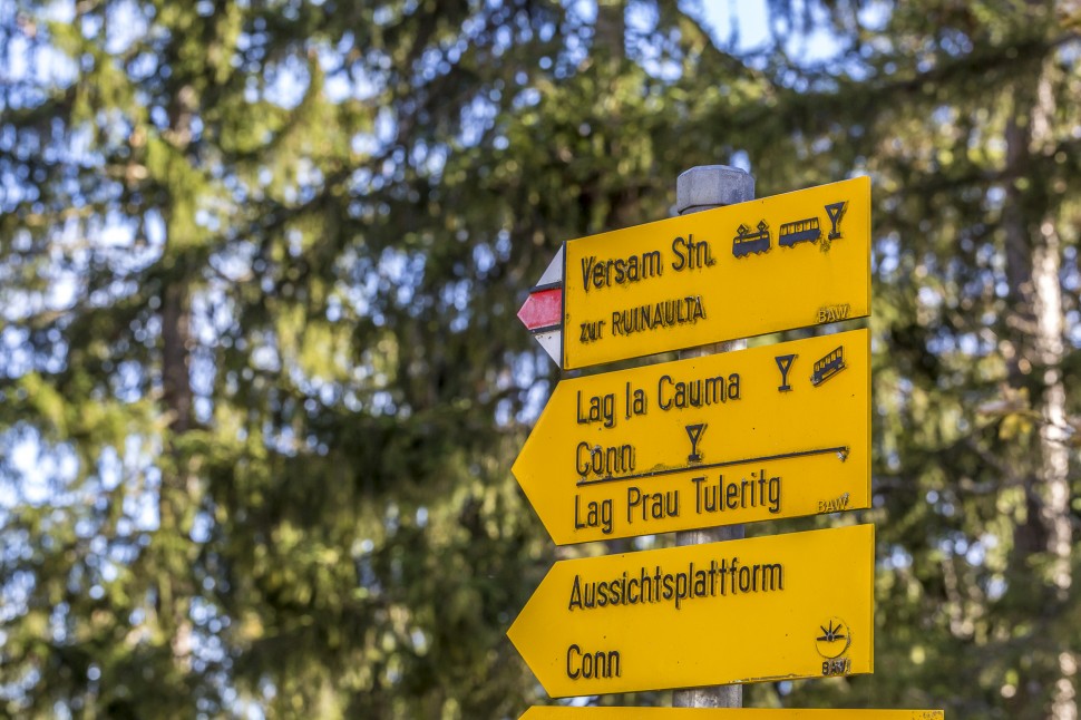 Wandern Flims Caumasee