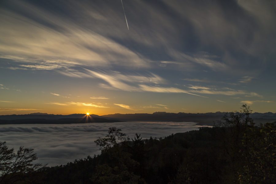 Sonnenaufgang in Zürich – Sonntags auf dem Uetliberg