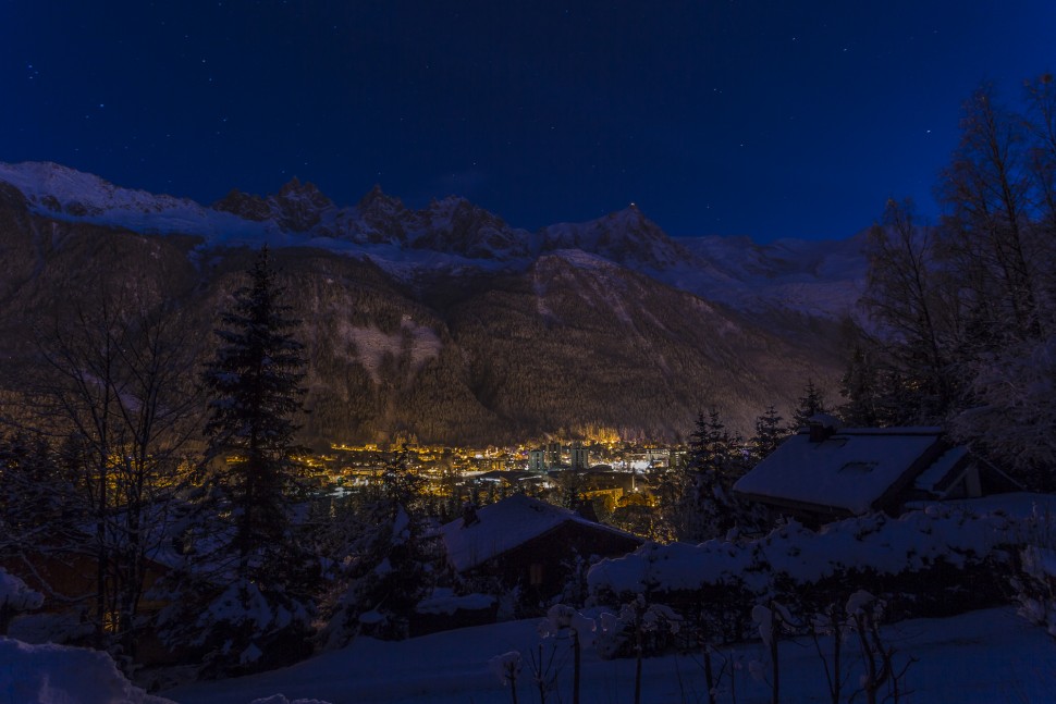 Chamonix-Nacht