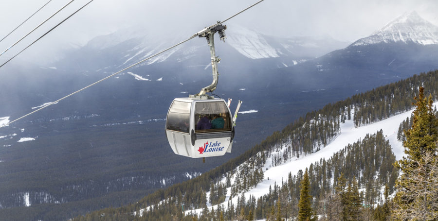 Gondola in Lake Louise