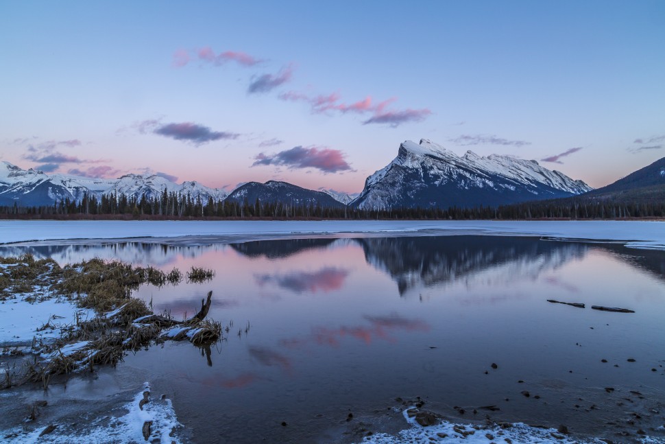 Vermilion-Lakes-Banff-Reflection