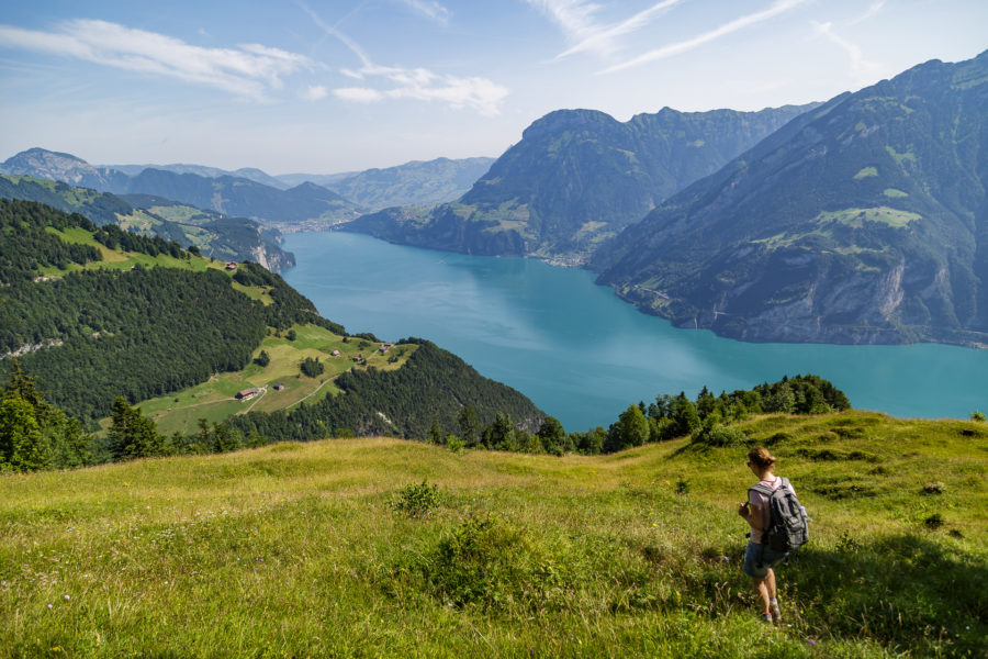 Höhenflüge auf der Urner Seilbahnwanderung