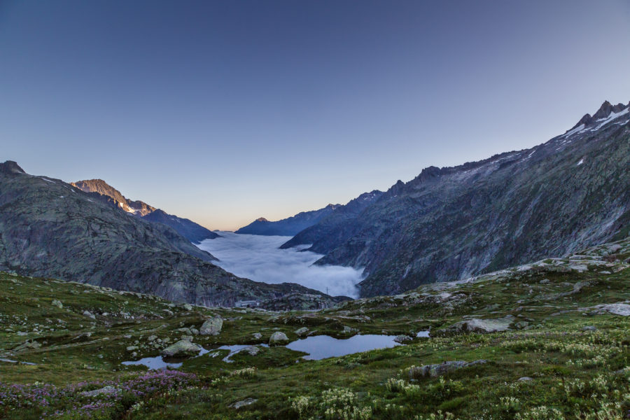 Morgenstund hat Gold im Mund: Grimselpass und Aletsch Panoramaweg