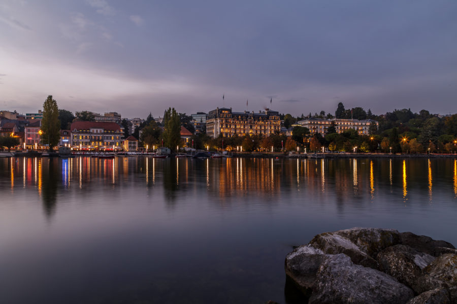 Beau-Rivage Palace – Lausanne mit Genferseeblick
