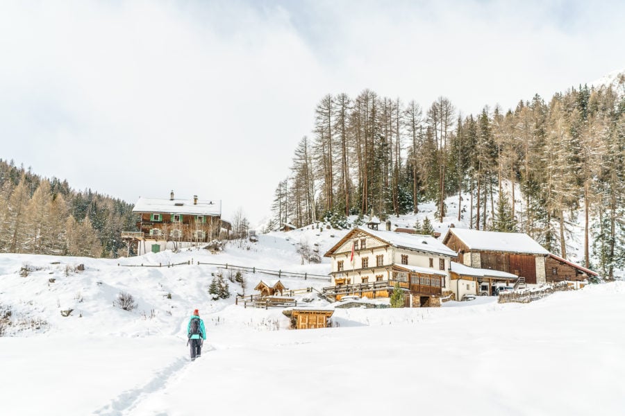 Vna – Zuort: Winterwanderung im Val Sinestra