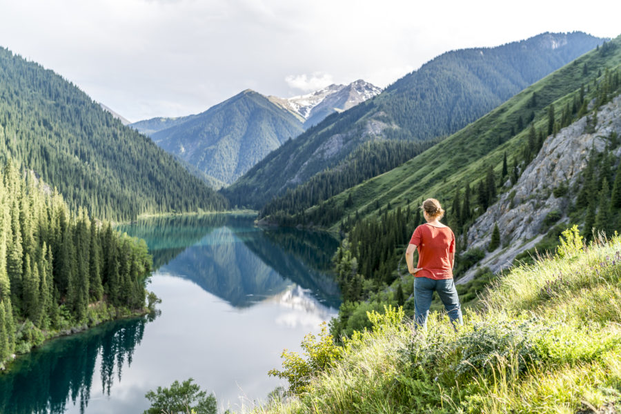 Bergsee in Kasachstan