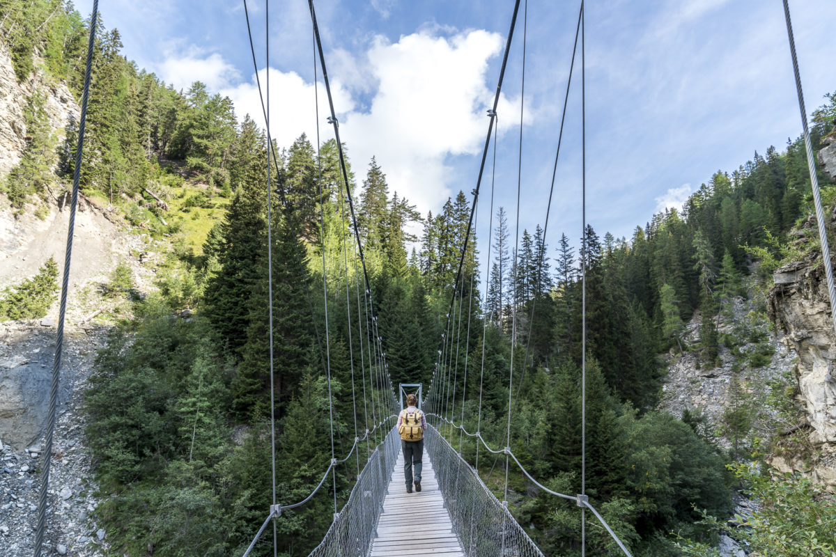 Hängebrückenweg Val Sinestra