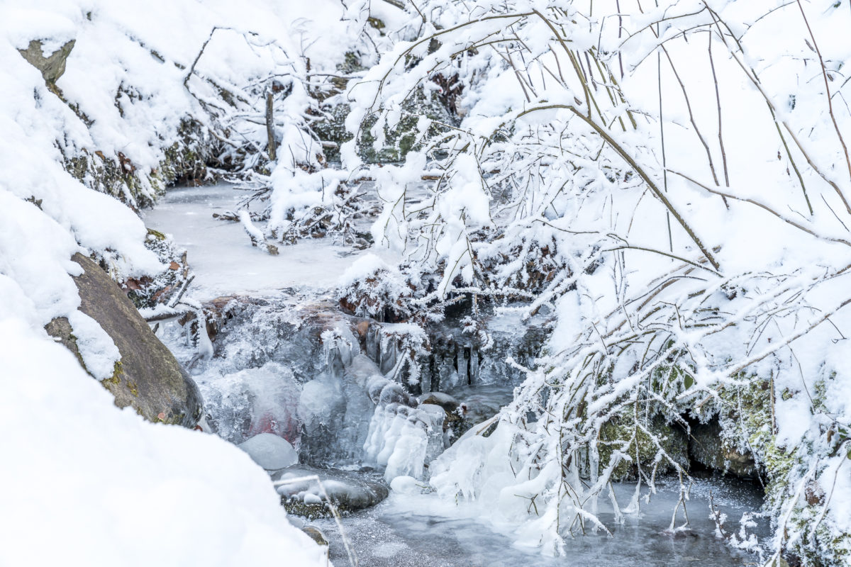 Breitach im Winter