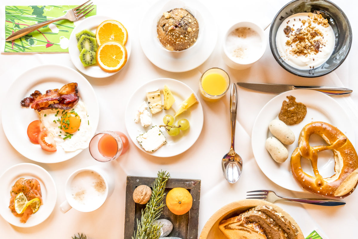 Frühstück im Hotel Oberstdorf