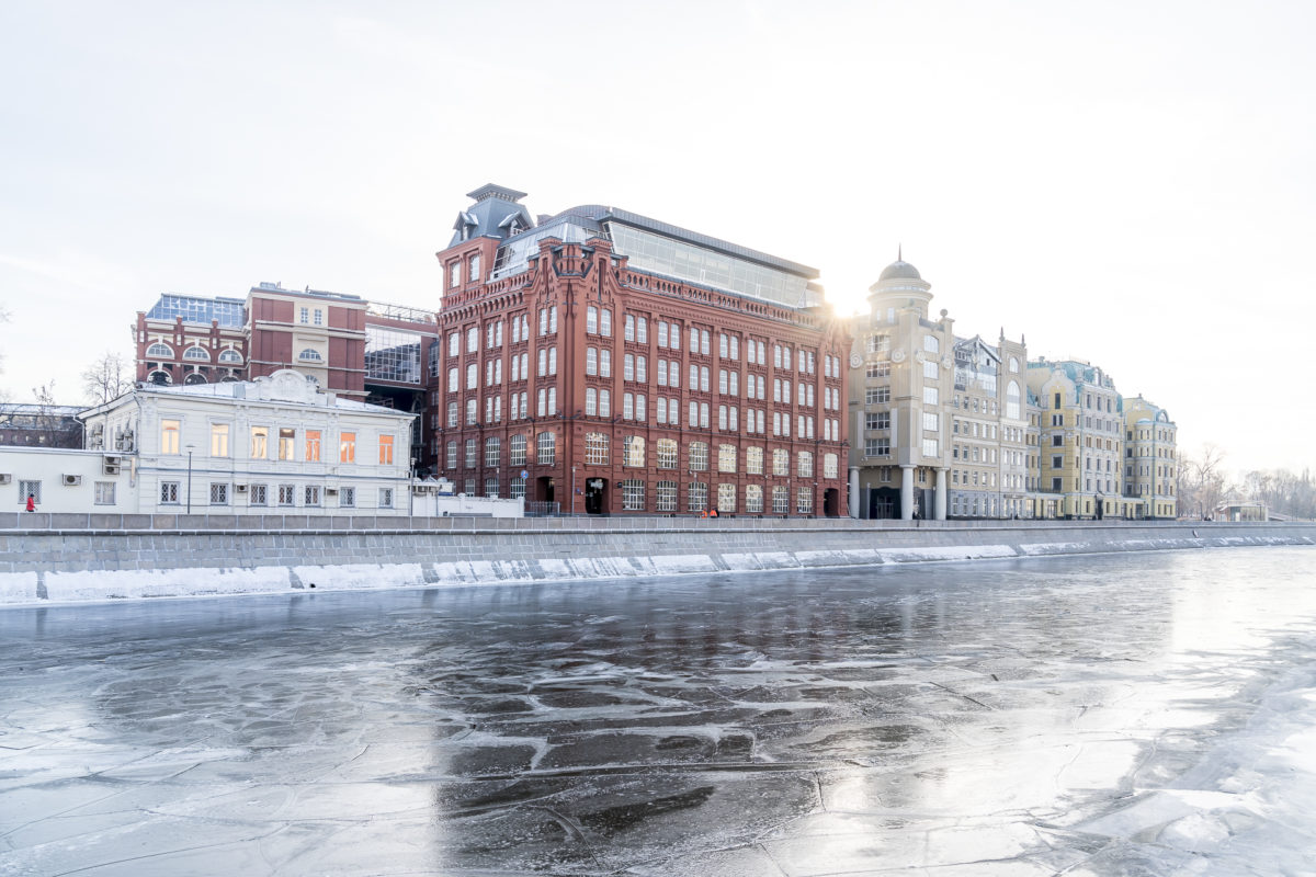 Winterstimmung in Moskau