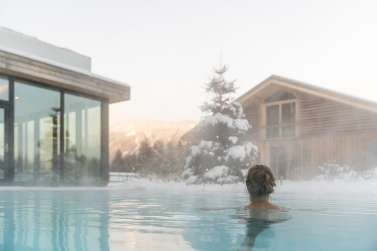 Outdoorpool Hotel Oberstdorf