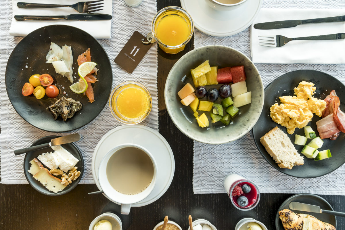 Frühstück im Casa de Sao Lourenco