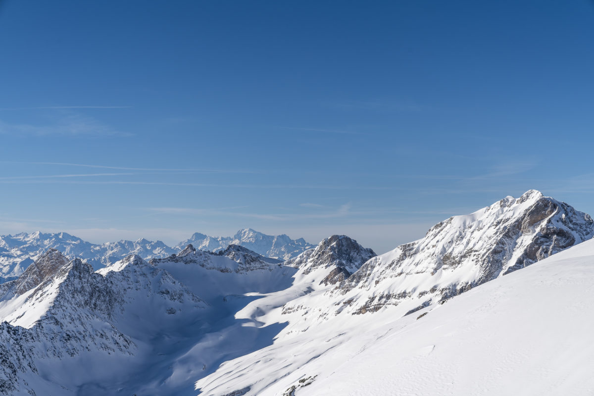 Bergpanorama Lauchernalp Hockenhorngrat