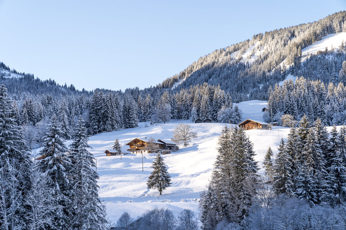 Gstaad Lauenen Winter