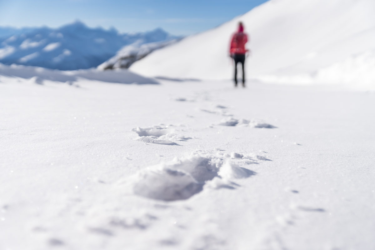 Höchste Winterwanderung Europas Lauchernalp