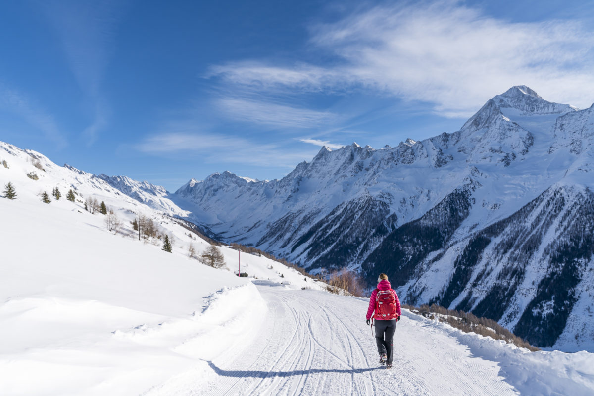 Lauchernalp Winterwanderung