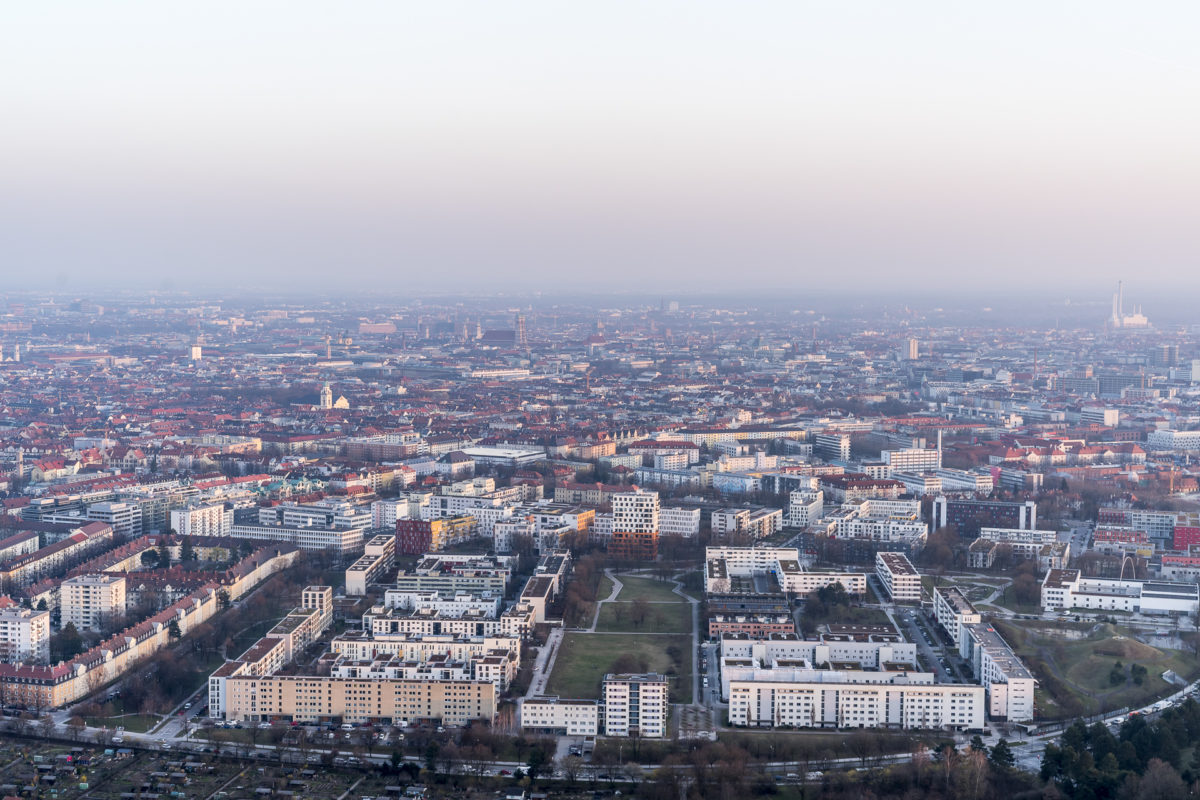 Aussicht Olympiaturm München