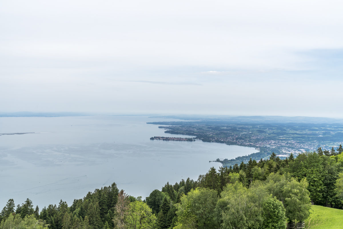 Aussicht vom Pfänder bei Bregenz