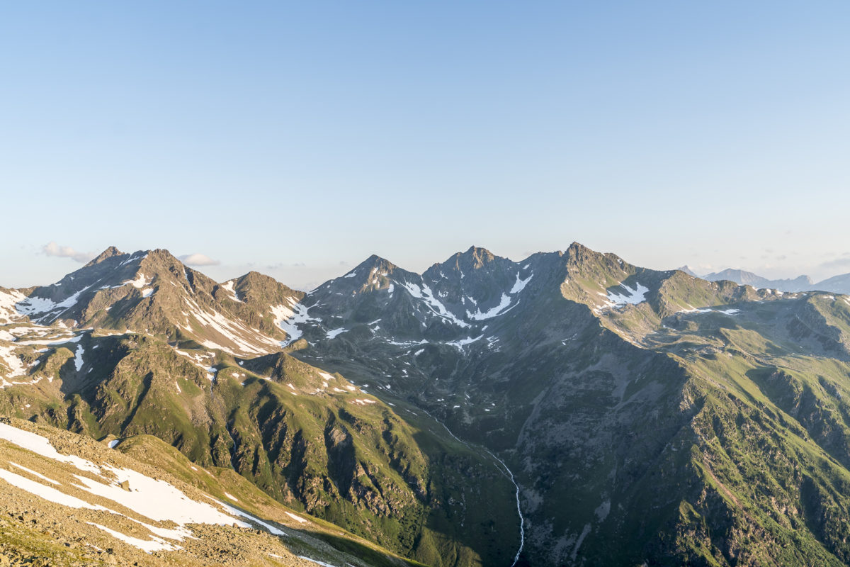 Schönjoch Fiss Bergkulisse